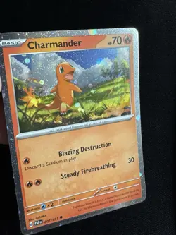 Pokemon - 151 - Charmander & Charmeleon 004 & 005/165 - Cosmos Holos - Image 2