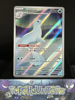 Pokemon Card Dewgong 097/094 Phantasmal Flames Illustration Rare NM - Image 1