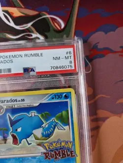 PSA 8 gyarados 6/16 pokemon rumble - Image 3