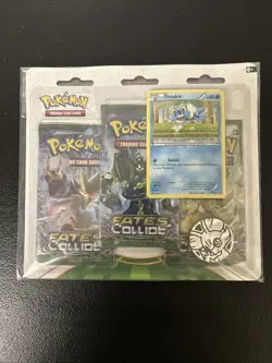 Pokemon TCG: XY Fates Collide Blister 3 pack- Froakie promo NFS - Image 1