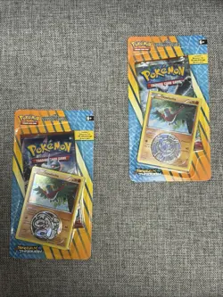 POKEMON XY BREAKTHROUGH BLISTER BOOSTER PACK NEW Hawlucha COSMOS FOIL - Image 1