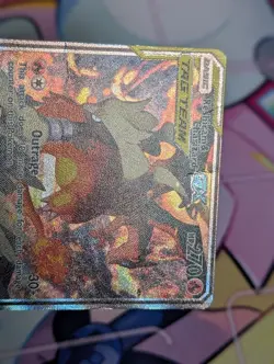 Pokemon TCG SM Black Star Promo Reshiram & Charizard GX SM201 - HP - Image 2