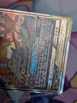 Pokemon TCG SM Black Star Promo Reshiram & Charizard GX SM201 - HP - Image 3