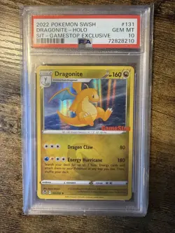 Dragonite 131/195 PSA 10 GameStop Exclusive Stamp Pokemon Slab - Image 1