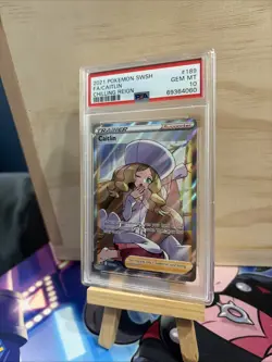 Fa/Caitlin 189 Pokemon Sword & Shield Chilling Reign NM PSA 10 - Image 3