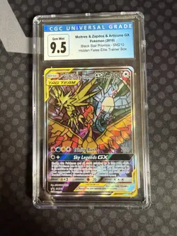 Pokemon TCG Moltres Zapdos Articuno GX - Graded CGC 9.5(10) - Image 1