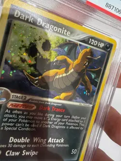 PSA 8 Pokemon Dark Dragonite Team Rocket Returns Cosmos Holo TRR 15 B - Image 2