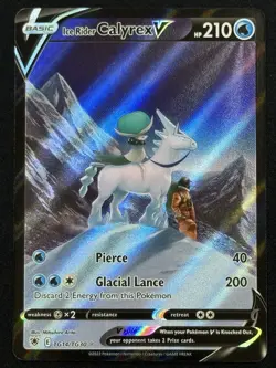 Ice Rider Calyrex V TG14/TG30 Swsh10: Astral Radiance Trainer Gallery Holo-NM - Image 1