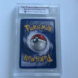 MACHAMP 1ST EDITION SHADOWLESS Graded 7 #8 BASE SET POKEMON Vintage Pokemon - Image 4
