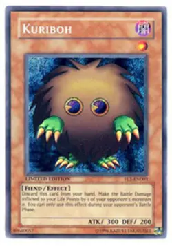 Yugioh! LP Kuriboh - FL1-EN003 - Secret Rare - Limited Edition Lightly Played, E - Image 1
