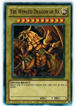 Yugioh! LP The Winged Dragon of Ra - YGLD-ENG03 - Ultra Rare - Limited Edition L - Image 1