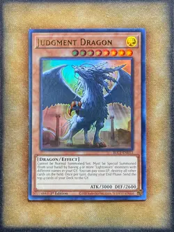 Yugioh Judgment Dragon BLC1-EN012 Ultra Rare 1st Ed GOLD NM - Image 1