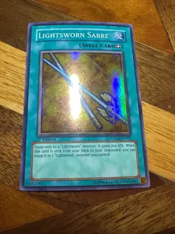 Lightsworn Sabre TDGS-EN059 1st Edition Super Rare LP + BONUS - Image 1