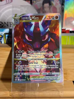 LUCARIO VSTAR SWSH291 Sword & Shield Black Star Promo Holo Sealed Pokemon TCG NM - Image 1