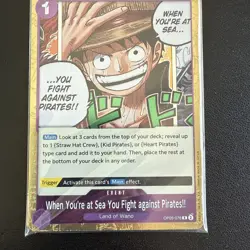 One Piece Awakening of The New Era Foil When You’re At Sea OP05-076 - Image 2