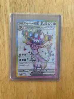 Pokemon Espeon EX SVP 175 Premium Figure Collection Black Star Promo NM - Image 1