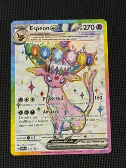 Pokemon Espeon ex SVP 175 Premium Figure Collection Black Star Promo NM - Image 1