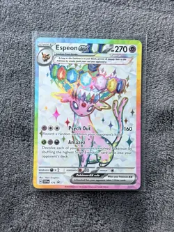 Pokemon Espeon ex SVP 175 Premium Figure Collection Black Star Promo NM - Image 1