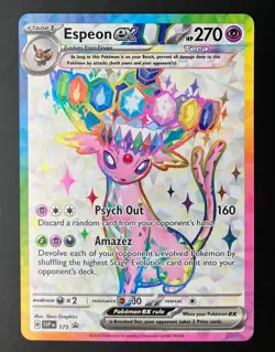 Pokemon Espeon ex SVP 175 Premium Figure Collection Black Star Promo NM - Image 1