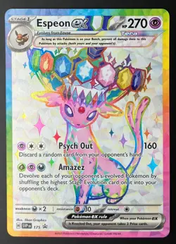 Pokemon Espeon ex SVP 175 Premium Figure Collection Black Star Promo NM - Image 1