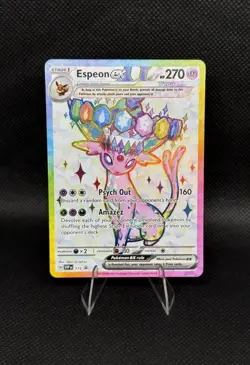 Pokemon Espeon ex SVP 175 Premium Figure Collection Black Star Promo NM - Image 1