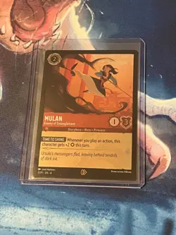 Disney Lorcana - Mulan Enemy of Entanglement 37/P1 League Promo Ursula's Return - Image 1