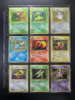 100% Complete Base, Jungle, Fossil, Team Rocket & Neo Genesis Japanese Pokemon - Image 4