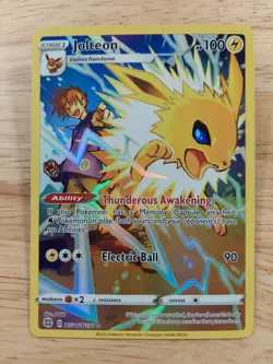 Jolteon & Blue TG04/TG30 Brilliant Stars Trainer Gallery NM Rare Pokemon Card - Image 1