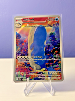 Pokemon TCG Wailord 162/159 Journey Together Illustration Rare Near Mint 10 - Image 1