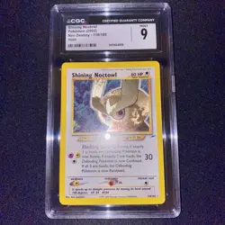 CGC 9 MINT Shining Noctowl 2002 Neo Destiny 110/105 Holo Pokemon Card psa - Image 3