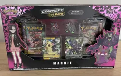 Pokemon Marnie Premium Collection Box New & Sealed - 8x Boosters + Playmat - Image 1