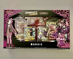 Pokemon Marnie Premium Collection Box New & Sealed - 8x Boosters + Playmat - Image 1