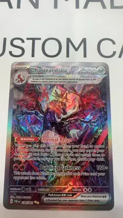 Charizard ex 234/091 Special Illustration Rare Paldean Fates Pokemon Card CUSTOM - Image 5