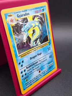 LP Gyarados Base Set 2 Holo Rare Pokemon Card TCG 7/130 - Image 3