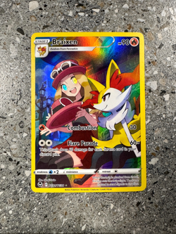 Pokemon TCG Cards Braixen TG01/TG30 Silver Tempest Trainer Gallery Art Rare - Image 1