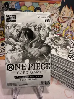 2022 ONE PIECE Card Game - Tournament Pack Vol. 5 - Sealed English NEW - Image 1