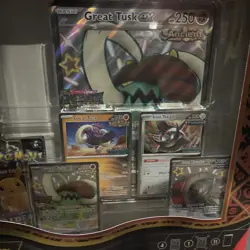 Pokemon TCG Paldean Fates Great Tusk ex & Iron Treads ex Premium Collection |NEW - Image 3