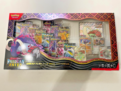 Pokemon Paldean Fates Great Tusk Iron Treads Ex Premium Collection Box TCG - Image 1