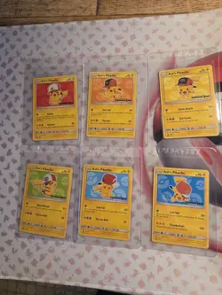 Pokemon TCG Ash's Pikachu I Choose you movie Promo Lot of 6 Cards SM109-SM114 - Image 1