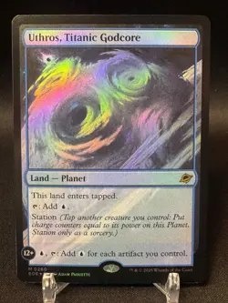 🌈 Uthros, Titanic Godcore - MTG - FOIL - Edge of Eternities NM - Image 1