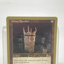 Grim Monolith Jon Finkel (ULG) 2000 World Championships MTG Card - Image 2