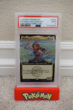 KATARA THE FEARLESS MAGIC THE GATHERING x AVATAR SDCC 2025 PROMO CARD PSA 9 MINT - Image 1