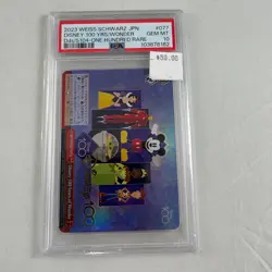 2023 Weiss Schwarz Japanese Disney 100 Years of Wonder Wonder Psa 10 Gem Mt #077 - Image 1