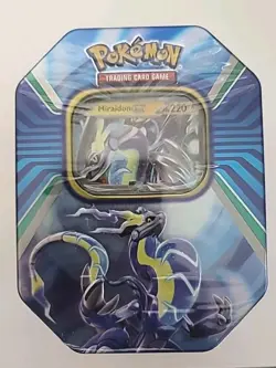 Pokemon Paldea Legends Tin x4 Booster Packs + Miraidon EX Promo FACTORY SEALED - Image 1