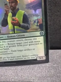 Damage Control Crew 0099 MTG Marvel's Spider-Man Uncommon NP Foil - Image 4