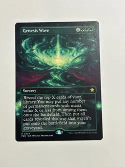 Genesis Wave (Borderless) Foundations Magic the Gathering MTG - Image 1