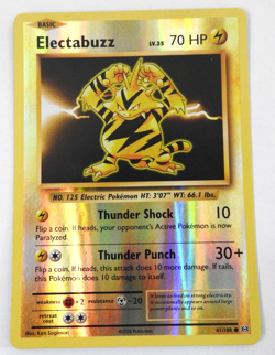 POKEMON ELECTABUZZ 41/108 REVERSE HOLO EVOLUTIONS 2016 POKEMON LP - Image 1