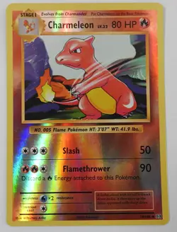 POKEMON CHARMELEON 10/108 REVERSE HOLO EVOLUTIONS 2016 POKEMON LP - Image 1