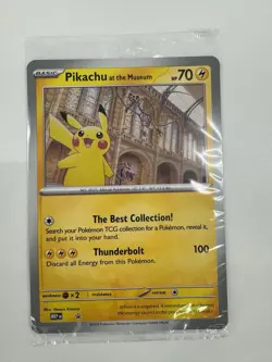 Pokemon Pikachu At The Museum Promo In Hand Brand New Sealed - Image 1