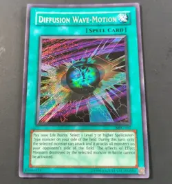Yu-Gi-Oh! Magician's Force Diffusion Wave Motion Secret Rare Spell MFC-107 MP - Image 1